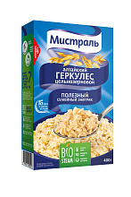 Хлопья геркулес МИСТРАЛЬ традиционный, 400г