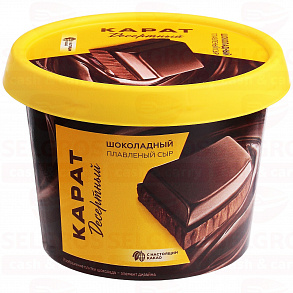 Сыр плавленый КАРАТ шоколадный, 230г