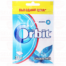 Жевательная резинка ORBIT сладкая мята, 34г