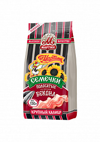 Семечки МАРТИН отборные, полосатые со вкусом бекона, 150г