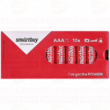 Батарейки SMARTBUY ААА, 10 шт