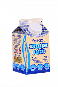Молоко топленое РУЗСКОЕ 2,5%, 500г
