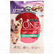 Корм для собак PURINA ONE MINI для активных собак, утка, 85г