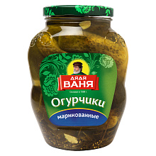 Огурцы ДЯДЯ ВАНЯ маринованные, 1.8кг