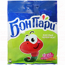 Мармелад жевательный фигурный BON PARI червячки, 75г