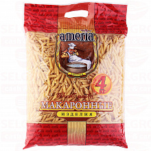 Макаронные изделия AMERIA перья рифлёные, 4кг