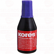 Краска штепельная KORES фиолетовая