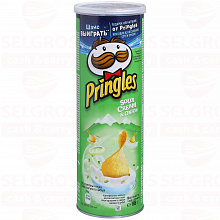 Чипсы PRINGLES сметана и лук, 165г