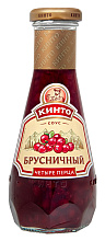 Соус КИНТО брусничный четыре перца, 320г