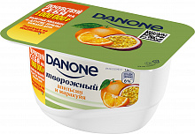 Творожный десерт DANONE апельсин-маракуйя, 130г