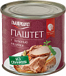 Паштет ГЛАВПРОДУКТ с печенью индейки, 240г