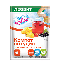 Компот для похудения ЛЕОВИТ быстрорастворимый, 18г