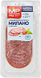 Колбаса сыровяленая МЯСНИЦКИЙ РЯД милано, полусухая, нарезка, 90г