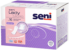 Прокладки урологические SENI LADY 16 шт дышащие