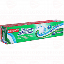 Зубная щетка COLGATE TRIPLE ACTION тройное действие, 230мл