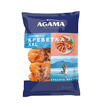 Креветки королевские AGAMA варено-мороженые XXL №5, 700г