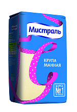 Крупа манная МИСТРАЛЬ, 800г