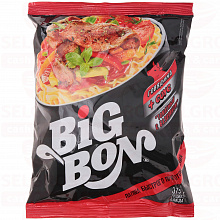 Лапша BIG BON говядина с томатным соусом и базиликом, 75г