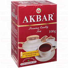Чай черный AKBAR крупнолистовой, 100г