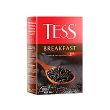 Чай черный TESS брекфест, листовой, 100г