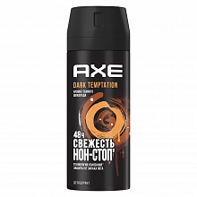 Дезодорант AXE аэрозоль, дарк темптейшен, 150мл