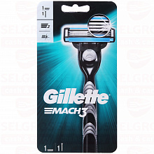 Станок бритвенный GILLETTE MACH3 с 1 сменной кассетой