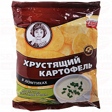 Чипсы ХРУСТЯЩИЙ КАРТОФЕЛЬ сметана и лук, 40г